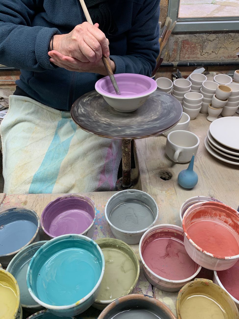 Glaze by hand